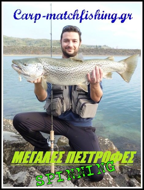 Το ψάρεμα της μεγάλης πέστροφας brown με την τεχνική του spinning